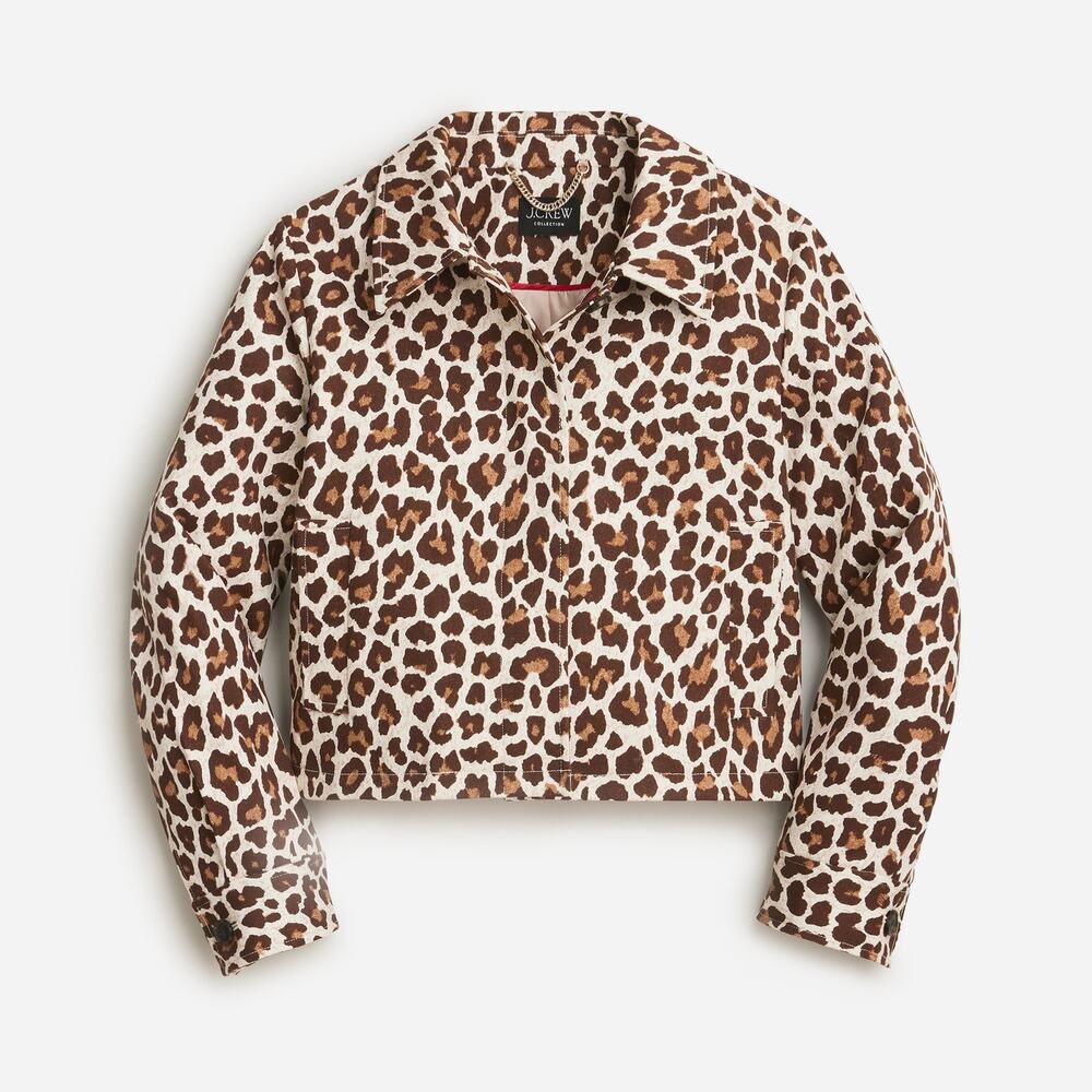J.Crew 'Collection' Brown Cropped Lady Trench Coat Size 0